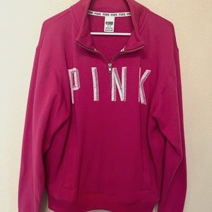 Victoria's Secret PINK half zip sweatshirt
